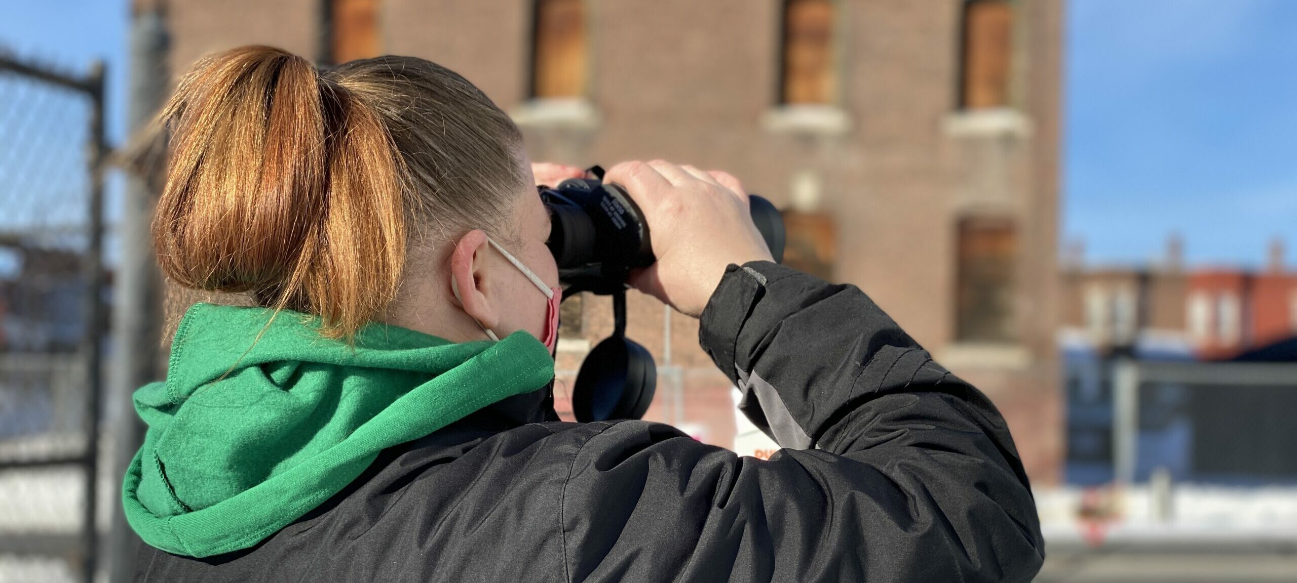 Young birder. Credit: Justin Bresnahan